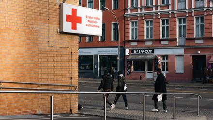 Die DRK Kliniken Berlin haben drei Krankenhausstandorte. Hier zu sehen ist der Standort in der Drontheimer Straße in Berlin-Wedding.