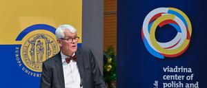 Eduard Mühle, Präsident der Europa-Universität Viadrina, spricht im November zur Eröffnung vom Viadrina Center of Polish and Ukrainian Studies., das sich mit der Geschichte und Kultur, Politik und Gesellschaft der Ukraine und Polens beschäftigen wird.