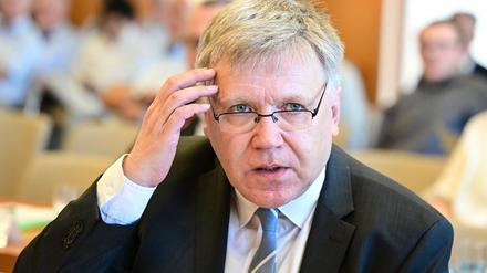 Vor Gericht. Landeswahlleiter Stephan Bröchler bei der mündlichen Verhandlung des Zweiten Senats im Juli in Karlsruhe.