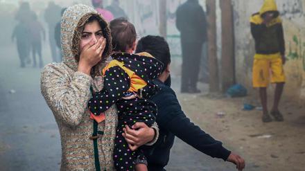 Menschen im Gazastreifen.