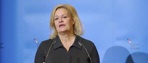 Die Bundesinnenministerin Nancy Faeser (SPD).