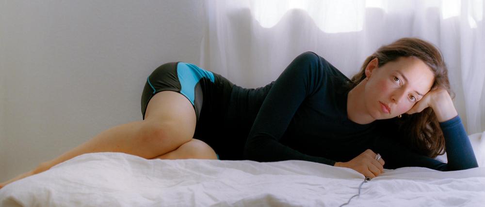 Selbstporträt der Künstlerin Marina Hoppmann