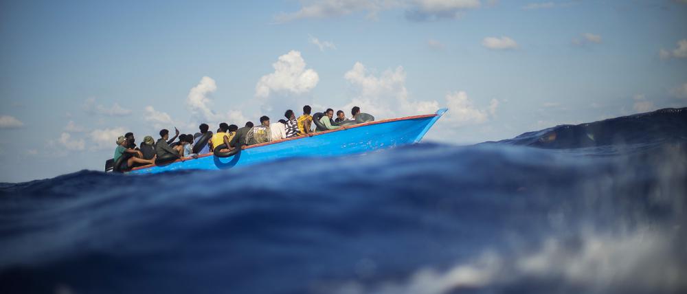 Seenotrettung im Mittelmeer. (Symbolbild)