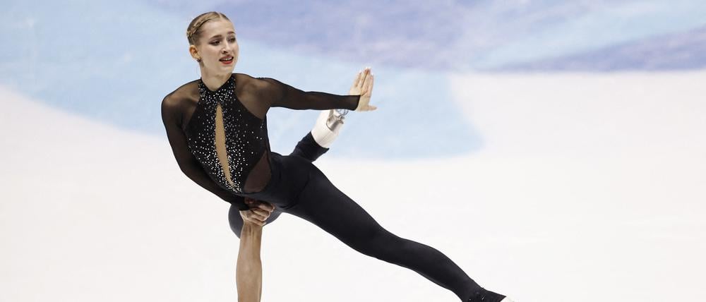 Goldene Kür. Minerva Fabienne Hase and Nikita Volodin in Aktion.