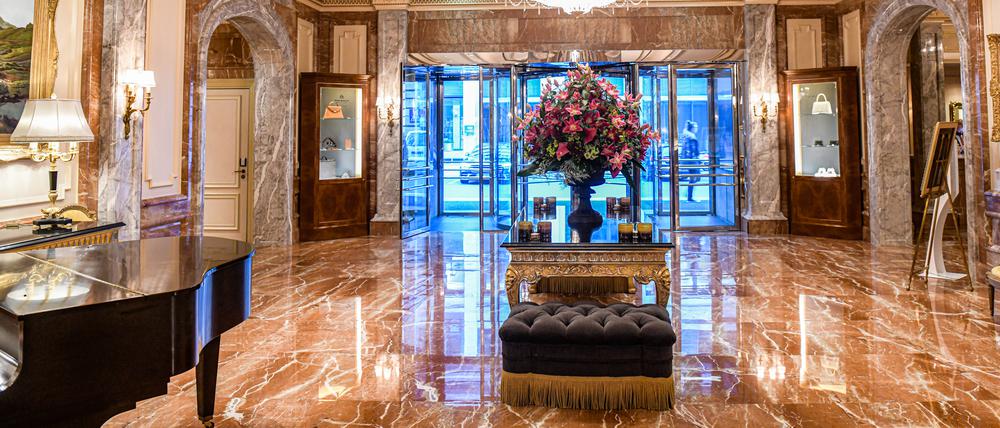 Ein Highclass-Hotel von innen.