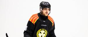 Jaedon Descheneau darf nun endlich das Eisbären-Trikot tragen