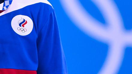 Die russische Flagge dürfen die Sportler nicht zeigen.