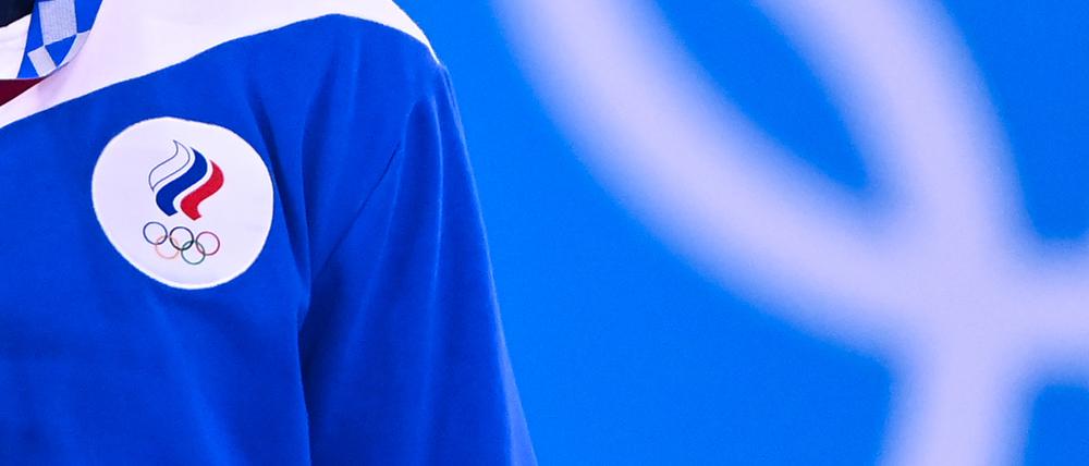 Die russische Flagge dürfen die Sportler nicht zeigen.