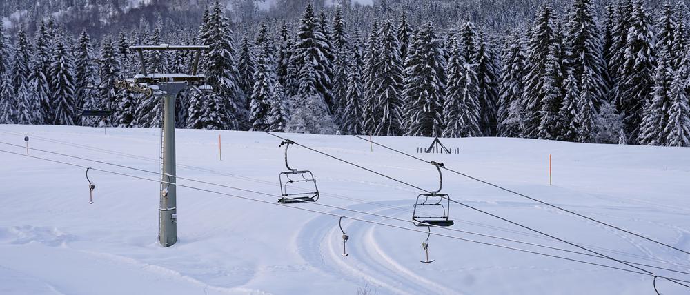 Ein Skilift in Bayern (Symbolbild).