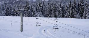Ein Skilift in Bayern (Symbolbild). 
