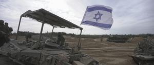 Israelische Soldaten im Gazastreifen. 