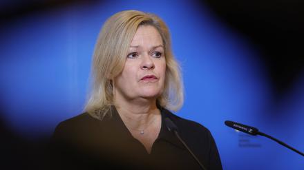 Nancy Faeser (SPD), Bundesministerin des Innern und für Heimat.