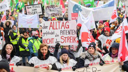 Beschäftigte im öffentlichen Dienst streikten zuletzt.