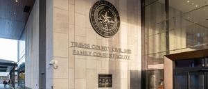 Das Zivil- und Familiengericht in Texas. Der Gerichtshof setzte eine Entscheidung des Gerichts im Falle von Kate Cox am Freitag aus.
