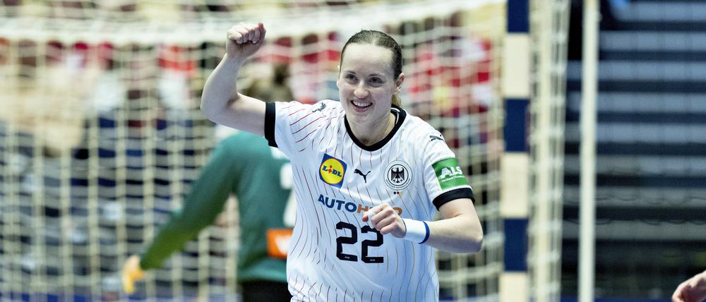 Maren Weigel war entscheidend daran beteiligt, dass Deutschland das Spiel gegen Serbien drehte.