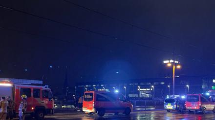 Einsatz am Bahnhof Warschauer Straße.