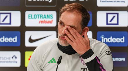 Zum Wegschauen. Bayerns Trainer Thomas Tuchel.
