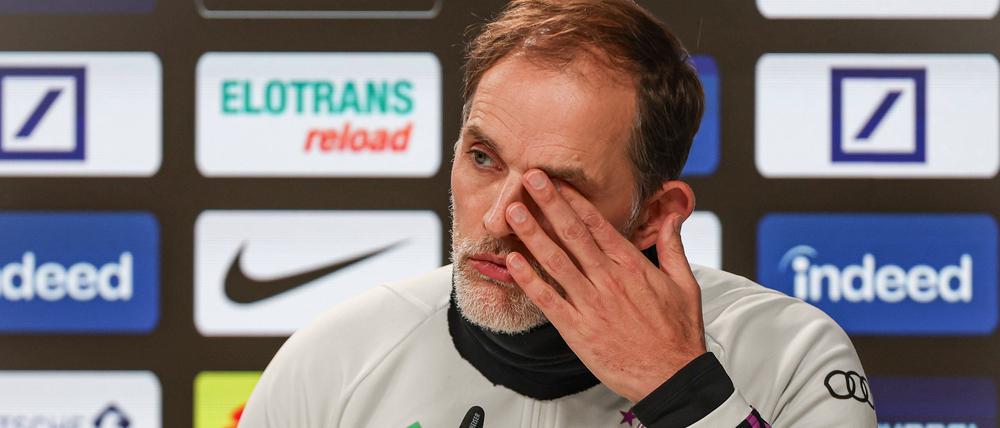 Zum Wegschauen. Bayerns Trainer Thomas Tuchel.