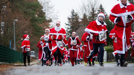 Etwas schneller darf es schon sein. Der Nikolaus-Lauf in Michendorf. 