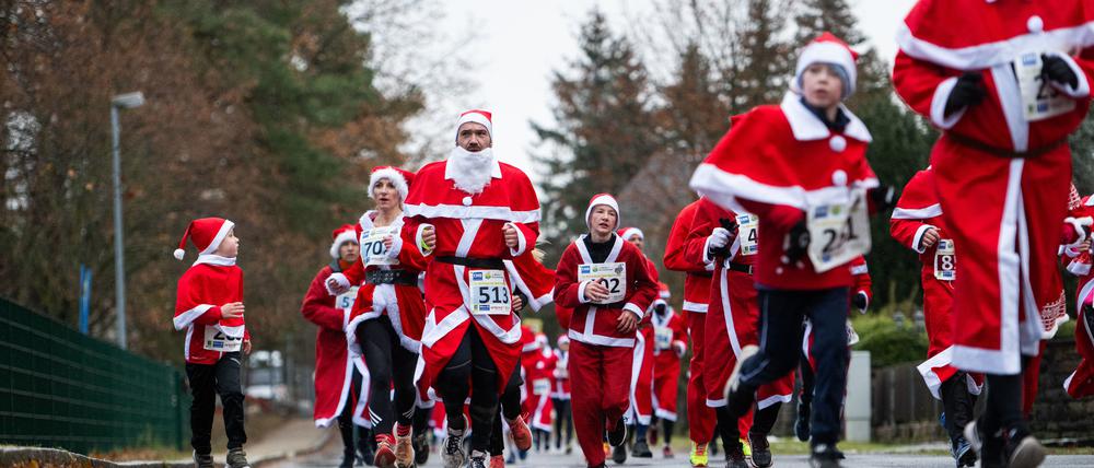 Etwas schneller darf es schon sein. Der Nikolaus-Lauf in Michendorf. 