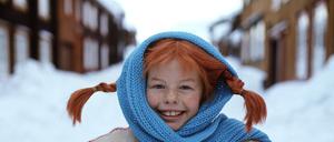 TO GO WITH AFP STORY BY DELPHINE TOUITOU (FILES) A file photo taken 23 February 1968 shows a still from the movie "Pippi Longstocking" with Inger Nilsson as Pippi. Swedish writer Astrid Lindgren, who would have been 100 14 November 2007, still enjoys worldwide success with her children's books, which like her most famous character Pippi Longstocking do not seem to have aged a bit. Born 14 November 1907 in the southeastern Swedish town of Vimmerby, the writer revolutionized the world of children's books with such beloved characters as Emil of Maple Hill, Madicken, Karlsson-on-the Roof and Ronia the Robber's Daughter. AFP PHOTO / JACOB FORSELL
