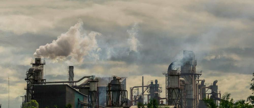 Die Industrie muss Kohlendioxid einsparen, laut Weltklimarat schätzungsweise sechs bis zehn Gigatonnen bis 2050.