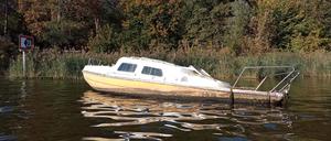 Schrottboot Yellow Submarine Havel Berlin-Kladow - Leserfoto: Kai Zander 