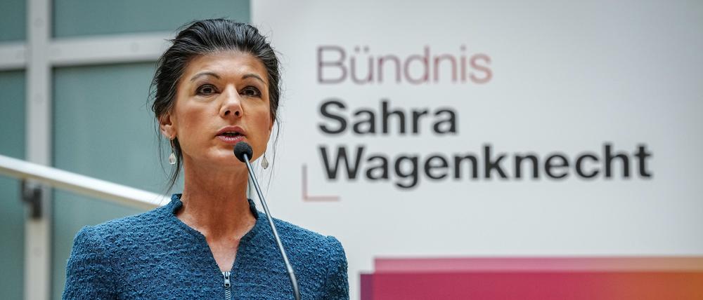 Sahra Wagenknecht, Bundestagsabgeordnete.