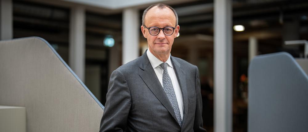 Friedrich Merz, CDU-Bundesvorsitzender und Vorsitzender der CDU/CSU-Bundestagsfraktion.