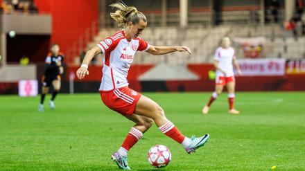 Lange Zwangspause. Klara Bühl vom FC Bayern München. 