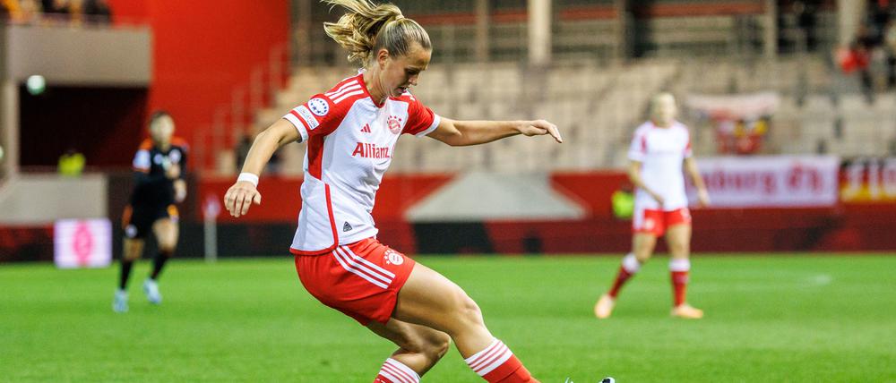 Lange Zwangspause. Klara Bühl vom FC Bayern München. 