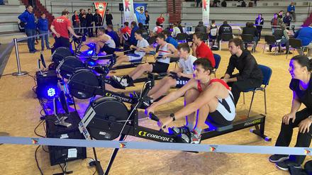 Am Sonnabend werden die besten Ergometer-Ruderer bei den Berlin Indoor Rowing Open im historschen Kuppelssaal auf dem Olympiagelände ermittelt.