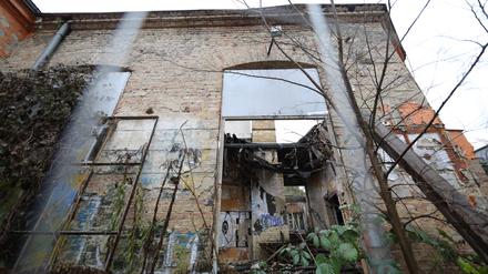 Derzeit eine Ruine. Das Kino Charlott in Potsdam.