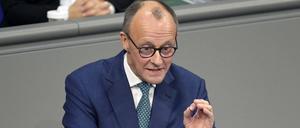 Friedrich Merz in der 143. Sitzung des Deutschen Bundestages.