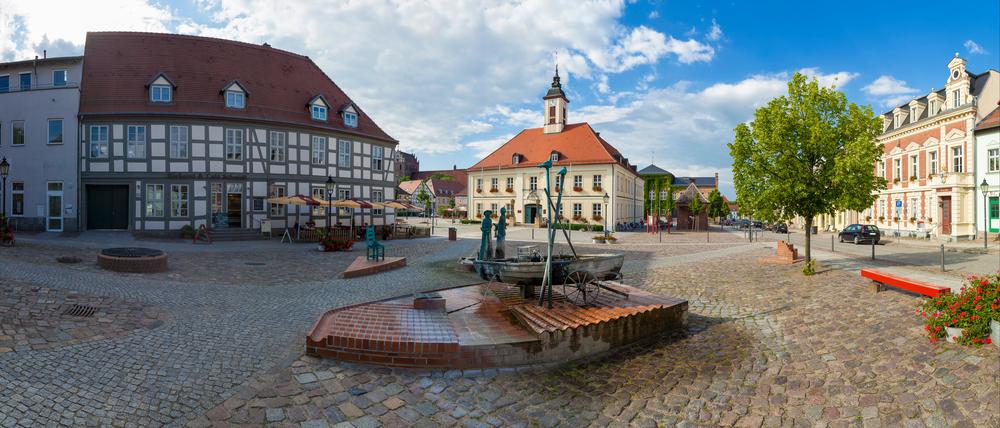 Schön schaurig: Der Marktplatz von Angermünde war auch Schauplatz von Ketzer-Verbrennungen.