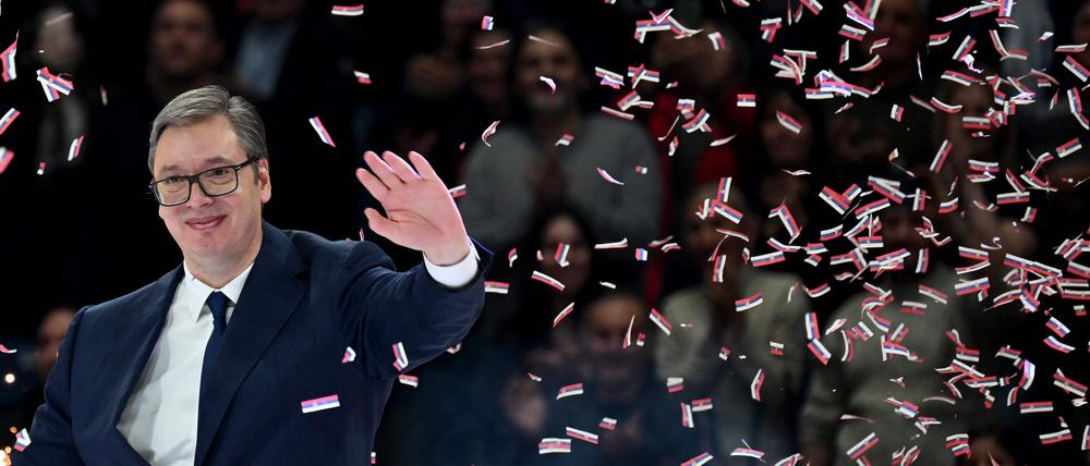 Serbiens Präsident Aleksandar Vučić.