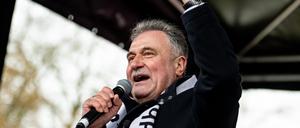 GDL-Chef Claus Weselsky bei einer Veranstaltung in Potsdam.