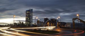 Die Europäischen Zentralbank (EZB) in Frankfurt am Main.