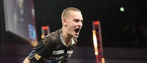 Ricardo Pietreczko, Spitzname Pikachu, tritt selbstbewusst bei der Darts-WM in London an.