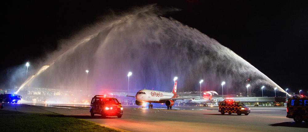 Der letzte Flug von Air Berlin.