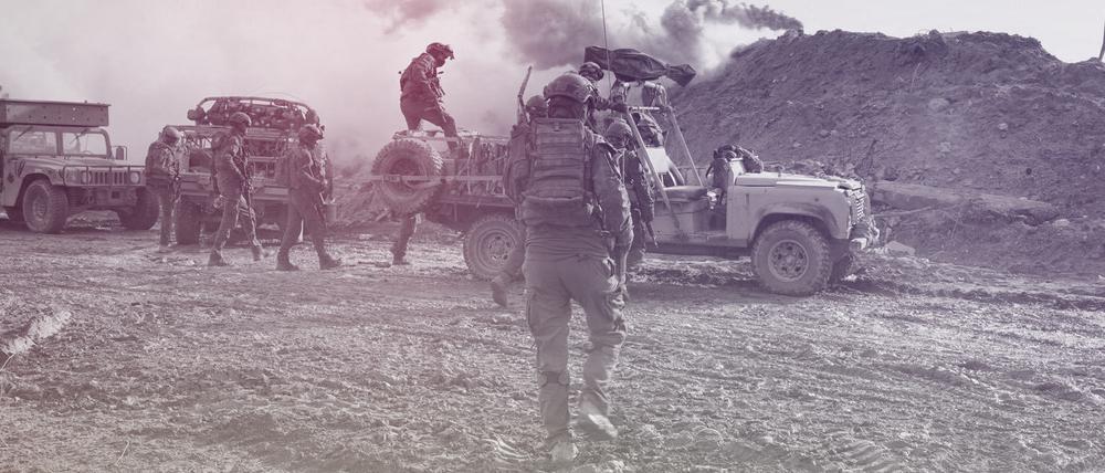 Israelische Soldaten bei einem Einsatz gegen die Hamas im Gazastreifen.