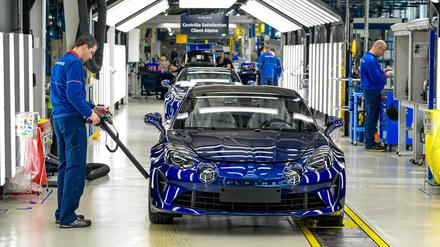 Das Renault-Werk in Dieppe im Norden Frankreichs.