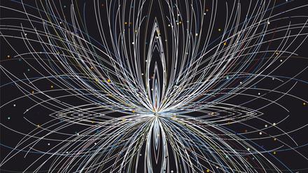 Illustration magnetische Feldlinien