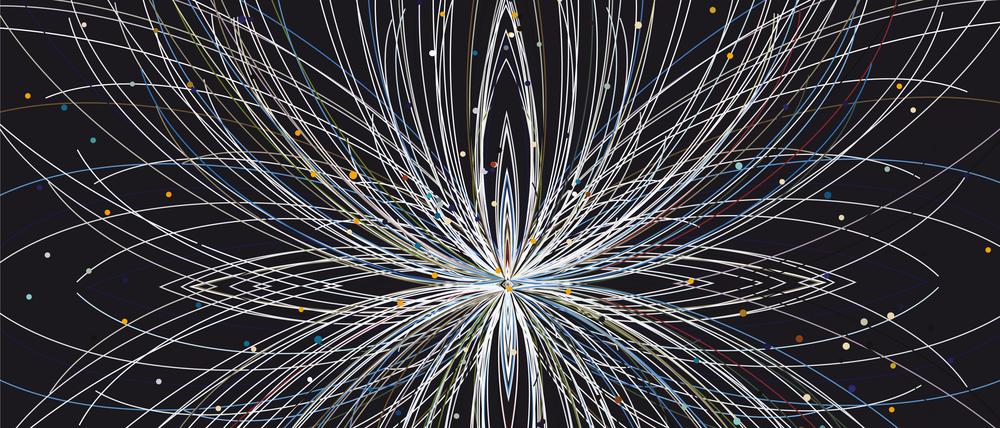Illustration magnetische Feldlinien