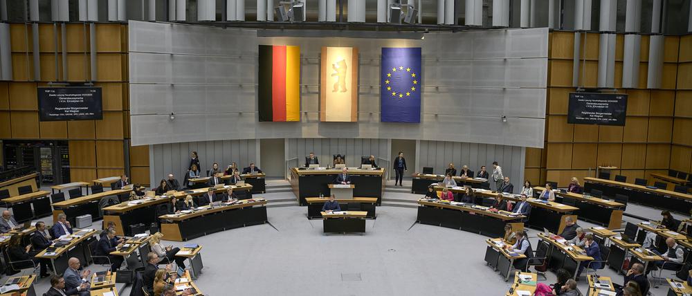 Uebersicht, Totale, bei der 40. Plenarsitzung im Abgeordnetenhaus in Berlin

Copyright: DAVIDS/Michael Ukas, 14.12.23