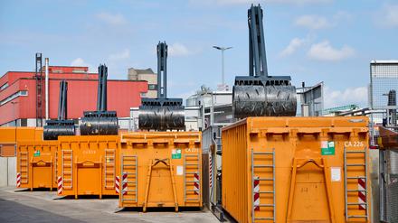 Bisher wird der Berliner Sperrmüll an der Gradestraße sortiert und an externe Verwerter abgegeben.