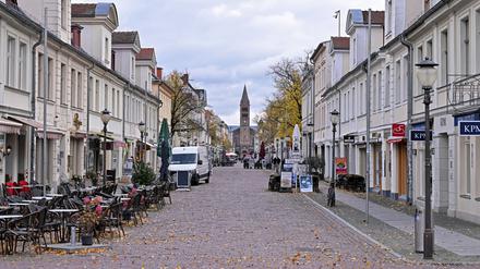 Hier ist Außenbewirtung für Gastronomen besonders teuer: die Brandenburger Straße in der Potsdamer Innenstadt.