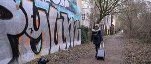 Der Weg im Bereich des Schafgraben soll beleuchtet werden. 