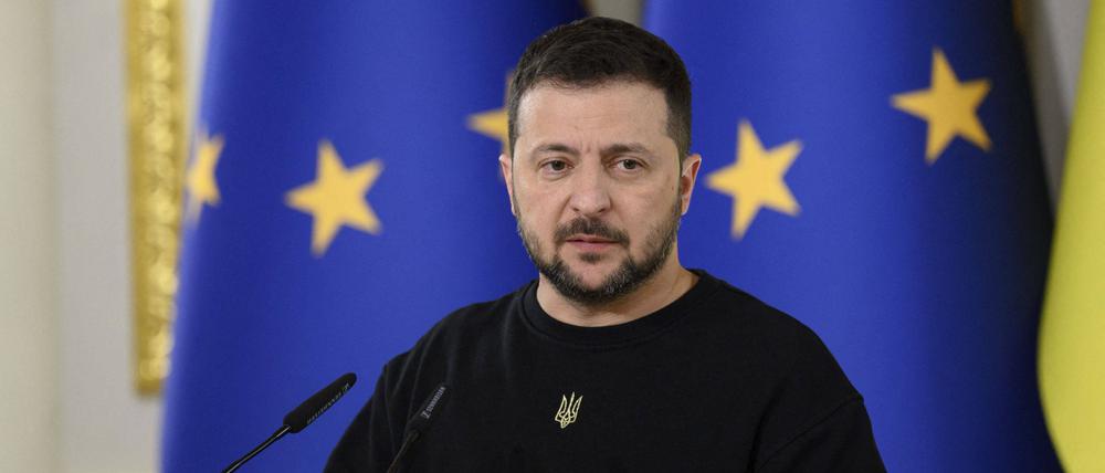 Der ukrainische Präsident Wolodymyr Selenskyj
