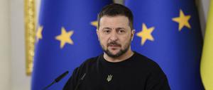 Der ukrainische Präsident Wolodymyr Selenskyj